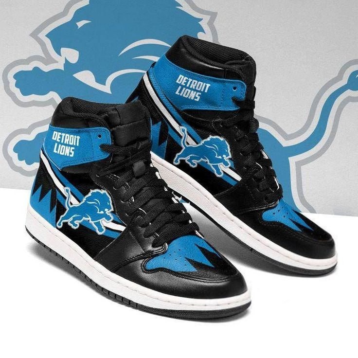 Detroit Lions - Blue Black Sneaker Boots