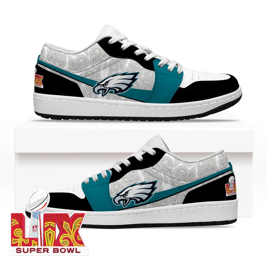 Philadelphia Eagles Super Bowl LIX - Midnight Green Low Sneaker Boots