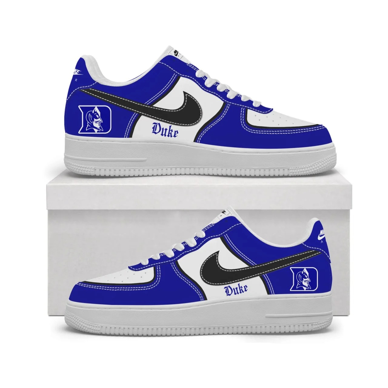 Duke Blue Devils - Genuine Leather Shoes