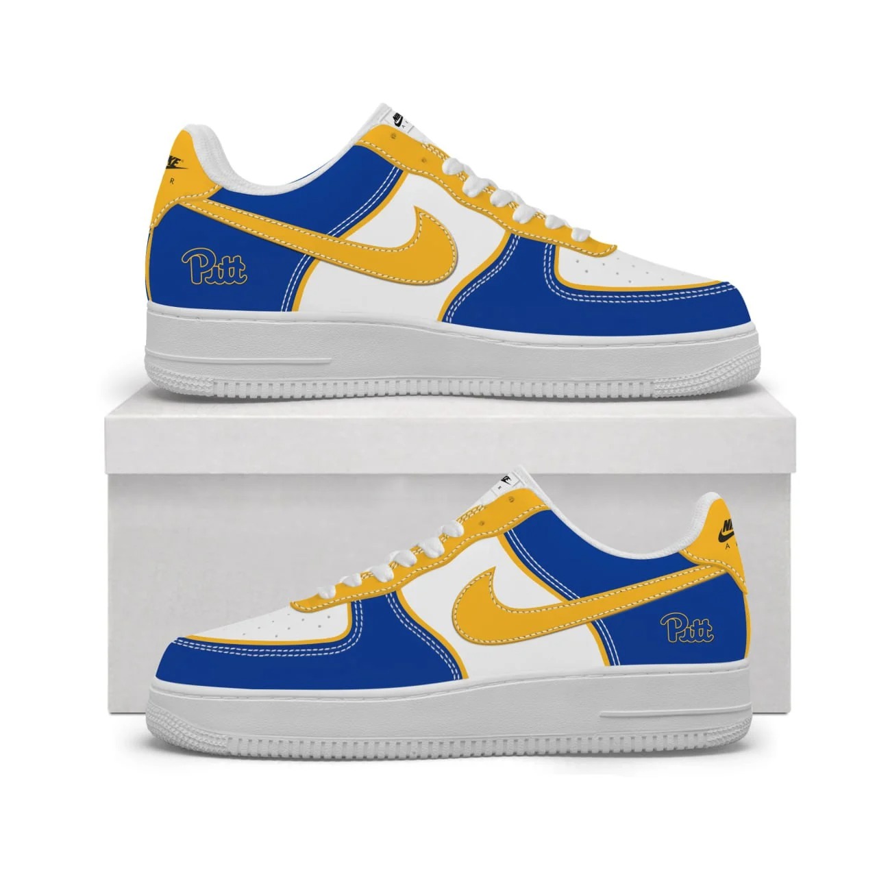Pittsburgh Panthers - Genuine Leather Shoes