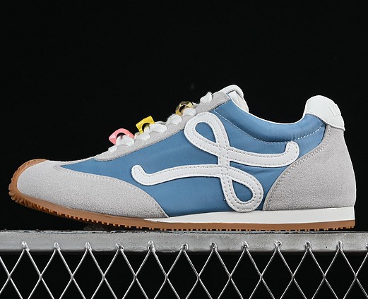 Women's LOEWE Ballet Runner 2.0 Sneakers Blue Grey White