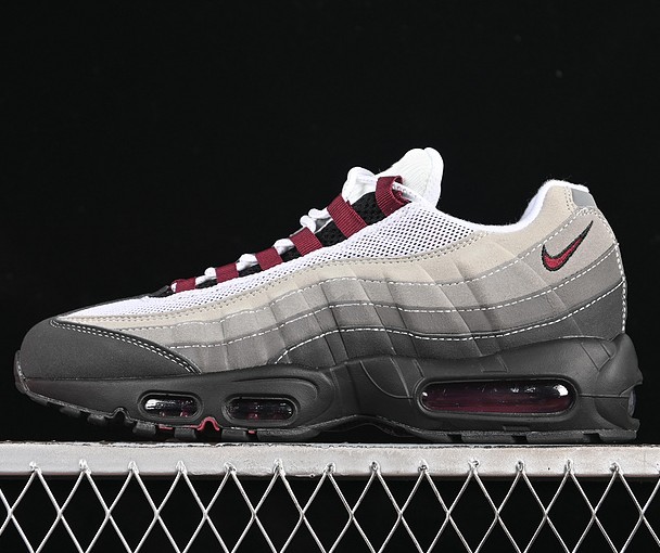 Nike Air Max 95 Black 'Dark Beetroot' Pearl Grey DQ9001-001 Sneaker