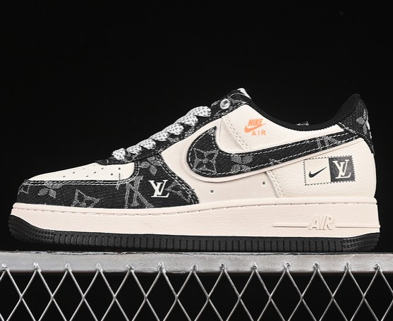 Nike Air Force 1 Low '07 LV White Grey Black YX5066-353 Sneaker (Men's US7-11 Women's USW5.5-8)