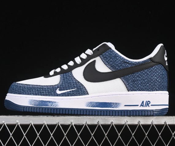 Nike Air Force 1 Low '07 Blue White Black ZH0316-089 Sneaker (Men's US7-11 Women's USW5.5-8)