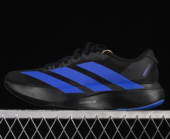 adidas Adizero Evo SL Black Blue JP7148 Sneaker (Men's US7-11.5 Women's USW5-7.5)