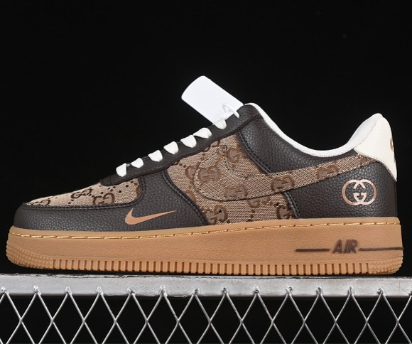 Nike Air Force 1 Low '07 Brown White LW9279-004 Sneaker (Men's US7-11 Women's USW5.5-8)