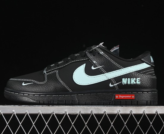 Nike SB Dunk Low Sup Black Green SC9207-422 (Men's US7-11 Women's USW5.5-8) Sneaker