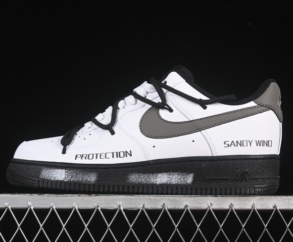 Nike Air Force 1 Low '07 White Grey Black ZH0316-086 (Men's US7-11 WMNS USW5.5-8) Sneaker