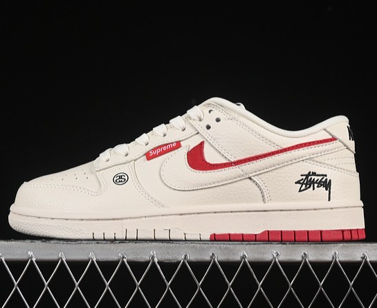 Nike SB Dunk Low White Red LW1818-119 (Men's US7-11 Women's USW5.5-8) Sneaker