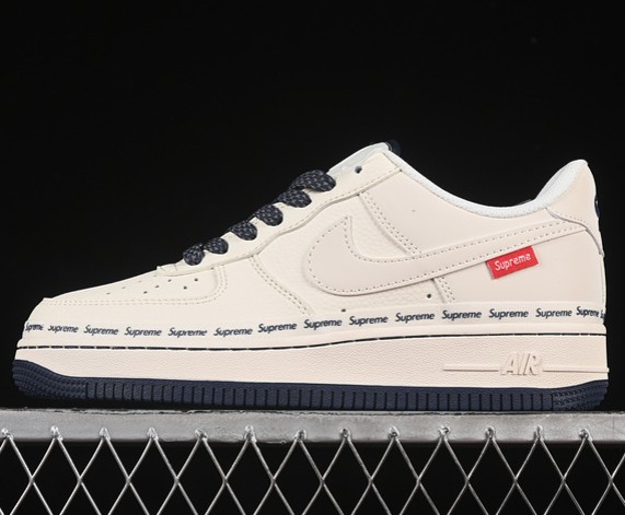 Nike Air Force 1 Low '07 Supreme Off-White Blue XX3168-203 (Men's US7-11 WMNS USW5.5-8) Sneaker