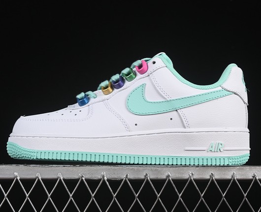 Nike Air Force 1 Low '07 Colorful White Light Menta DH7561-107 (Men's US7-11 WMNS USW5.5-8) Sneaker
