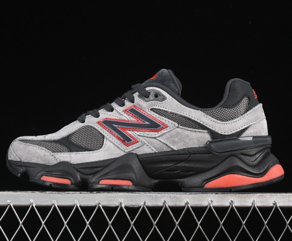 New Balance 9060 Grey Black Red U9060JBO (Men's US7-11 Women's USW5.5-8) Sneaker