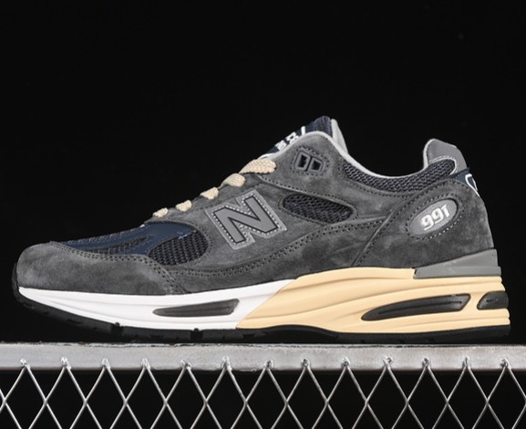 New Balance 991 V2 Made in England U991GG2 Dark Gull Grey Midnight Navy (Men's US7-11 Women's USW5.5-8) Sneaker