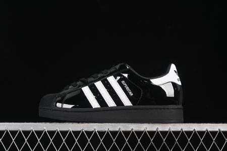 adidas Superstar II Black White Patent JH7756 (WMNS USW4-7.5 Men's US7-11) Sneaker