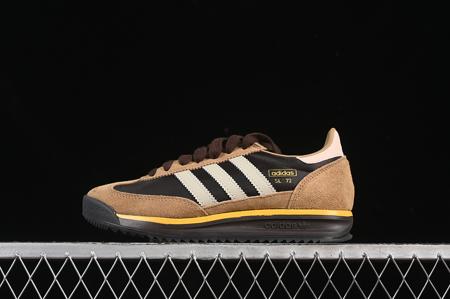 adidas Originals SL 72 RS Brown Putty Grey Preloved Yellow IG4645 (WMNS USW5-7.5 Men's US7-11) Casual Shoes