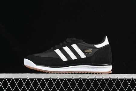 adidas Originals SL 72 RS Night Black White IH8017 (WMNS USW5-7.5 Men's US7-11) Sneaker