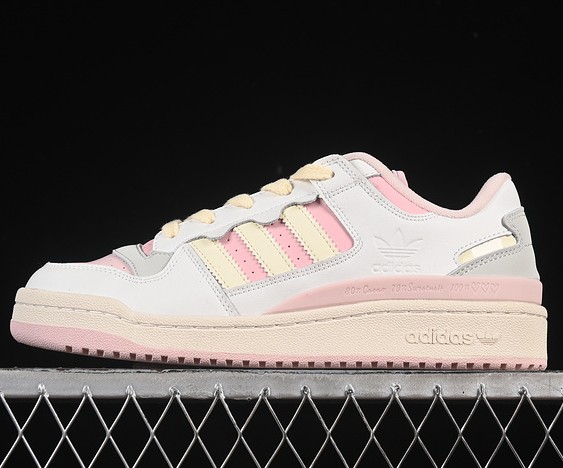 adidas Forum Low Treats For Your Feets Strawberry and Cream JR8032 White Pink Sneaker