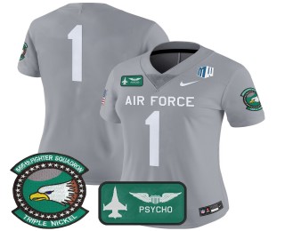 Women's Air Force Falcons #1 Team 555th F.U.S.E. 2025 'Air Power Legacy Series' Vapor Limited Stitched Football Jersey