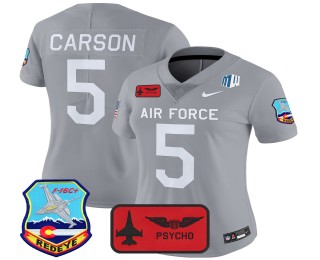 Women's Air Force Falcons #5 Dylan Carson 140th Wing F.U.S.E. 2025 'Air Power Legacy Series' Vapor Limited Stitched Football Jersey