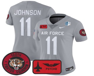 Women's Air Force Falcons #11 Josh Johnson 120th Fighter F.U.S.E. 2025 'Air Power Legacy Series' Vapor Limited Stitched Football Jersey