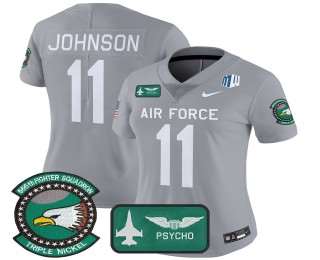 Women's Air Force Falcons #11 Josh Johnson 555th F.U.S.E. 2025 'Air Power Legacy Series' Vapor Limited Stitched Football Jersey