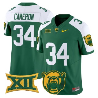 Men's Baylor Bears #34 Josh Cameron F.U.S.E. 2025 Vapor Limited Jersey - Green White