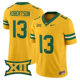 Men's Baylor Bears #13 Sawyer Robertson F.U.S.E. 2025 Vapor Limited Jersey - Gold