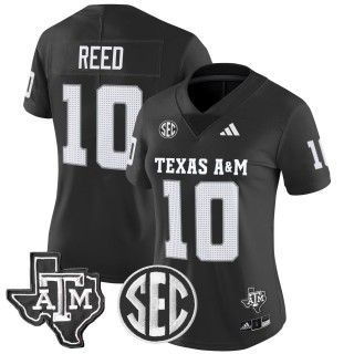 Women's Texas A&M Aggies #10 Marcel Reed 2025 Vapor Limited Jersey - Black