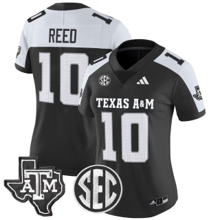 Women's Texas A&M Aggies #10 Marcel Reed 2025 Vapor Limited Jersey - Black Alternate