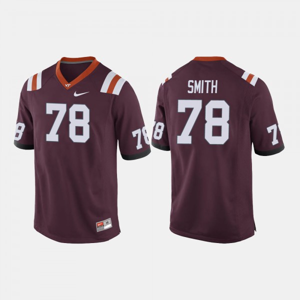Men's Virginia Tech Hokies  #78 Bruce Smith Maroon Game Stitched Football Jersey