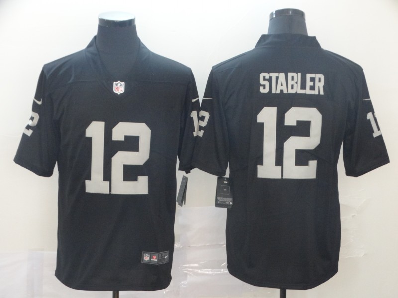Women's Las Vegas Raiders #12 Ken Stabler Black Vapor Untouchable Limited Stitched Football Jersey(Run Small) Women's Las Vegas Raiders #12 Ken Stabler Black Vapor Untouchable Limited Stitched Football Jersey(Run Small)