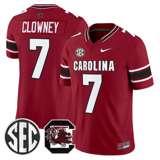 Men's South Carolina Gamecocks #7 Jadeveon Clowney White Nike Stitched Football Jersey