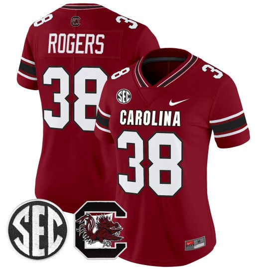 Women's South Carolina Gamecocks #38 George Rogers White Nike Stitched Football Jersey