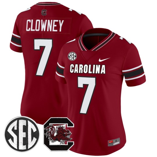Women's South Carolina Gamecocks #7 Jadeveon Clowney White Nike Stitched Football Jersey