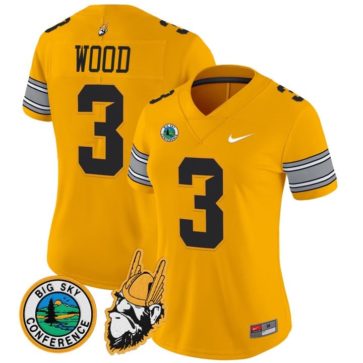 Women's Idaho Vandals #3 Gold 1975 Throwback Vapor Limited Stitched Football Jersey