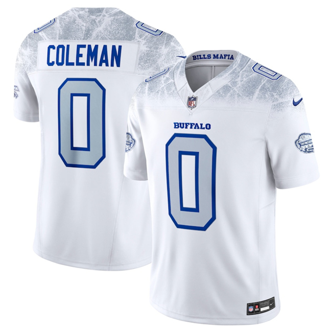 Women's Buffalo Bills #0 Keon Coleman White 2025 F.U.S.E. “Rivalries” Vapor Untouchable Stitched Football Jersey(Run Small) Women's Buffalo Bills #0 Keon Coleman White 2025 F.U.S.E. “Rivalries” Vapor Untouchable Stitched Football Jersey(Run Small)