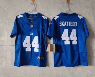 Women's New York Giants #44 Cam Skattebo Blue F.U.S.E. Vapor Stitched Jersey(Run Small) Women's New York Giants #44 Cam Skattebo Blue F.U.S.E. Vapor Stitched Jersey(Run Small)