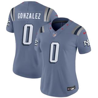 Women's New England Patriots #0 Christian Gonzalez 2025 Rivalries Nike Vapor Limited Stitched Jersey Women's New England Patriots #0 Christian Gonzalez 2025 Rivalries Nike Vapor Limited Stitched Jersey
