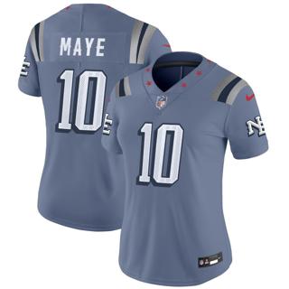 Women's New England Patriots #10 Drake Maye 2025 Rivalries Nike Vapor Limited Stitched Jersey Women's New England Patriots #10 Drake Maye 2025 Rivalries Nike Vapor Limited Stitched Jersey