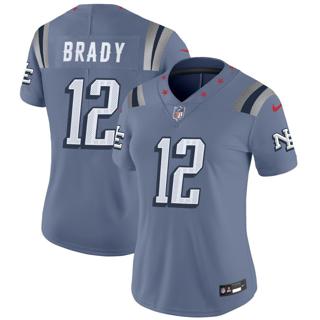 Women's New England Patriots #12 Tom Brady 2025 Rivalries Nike Vapor Limited Stitched Jersey Women's New England Patriots #12 Tom Brady 2025 Rivalries Nike Vapor Limited Stitched Jersey