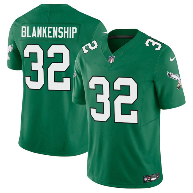 Men's Philadelphia Eagles #32 Reed Blankenship Kelly Green 2025 F.U.S.E. Vapor Untouchable Limited Throwback Stitched Football Jersey