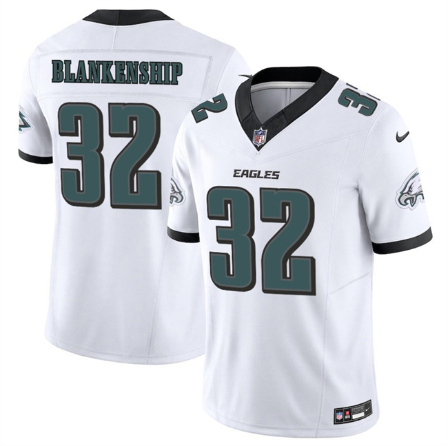 Men's Philadelphia Eagles #32 Reed Blankenship White 2025 F.U.S.E. Vapor Untouchable Limited Stitched Football Jersey