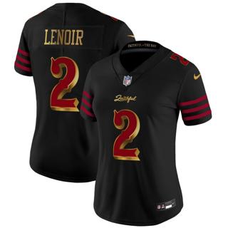 Women's San Francisco 49ers #2 Deommodore Lenoir Nike 2025 Rivalries Vapor Limited Jersey Women's San Francisco 49ers #2 Deommodore Lenoir Nike 2025 Rivalries Vapor Limited Jersey