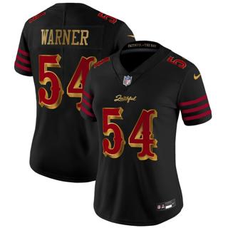 Women's San Francisco 49ers #54 Fred Warner Nike 2025 Rivalries Vapor Limited Jersey Women's San Francisco 49ers #54 Fred Warner Nike 2025 Rivalries Vapor Limited Jersey