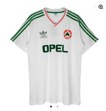 Men's 1990 Ireland Away Blank Jersey