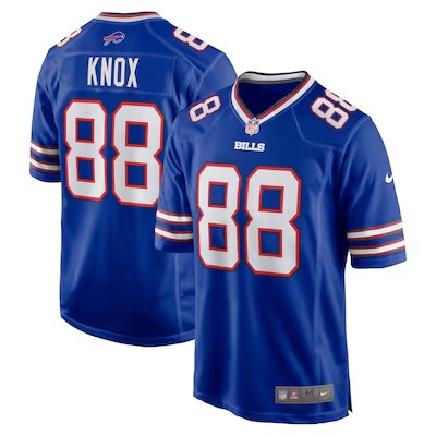 Men's Buffalo Bills #88 Dawson Knox Royal Vapor Game Stitched Jersey