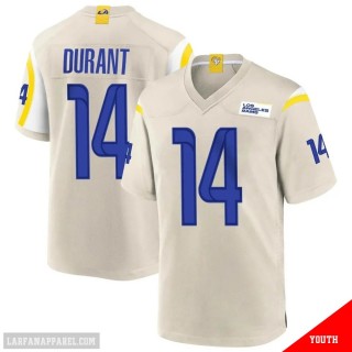 Men's Los Angeles Rams #14 Cobie Durant Cream Nike Vapor Limited Stitched Jersey