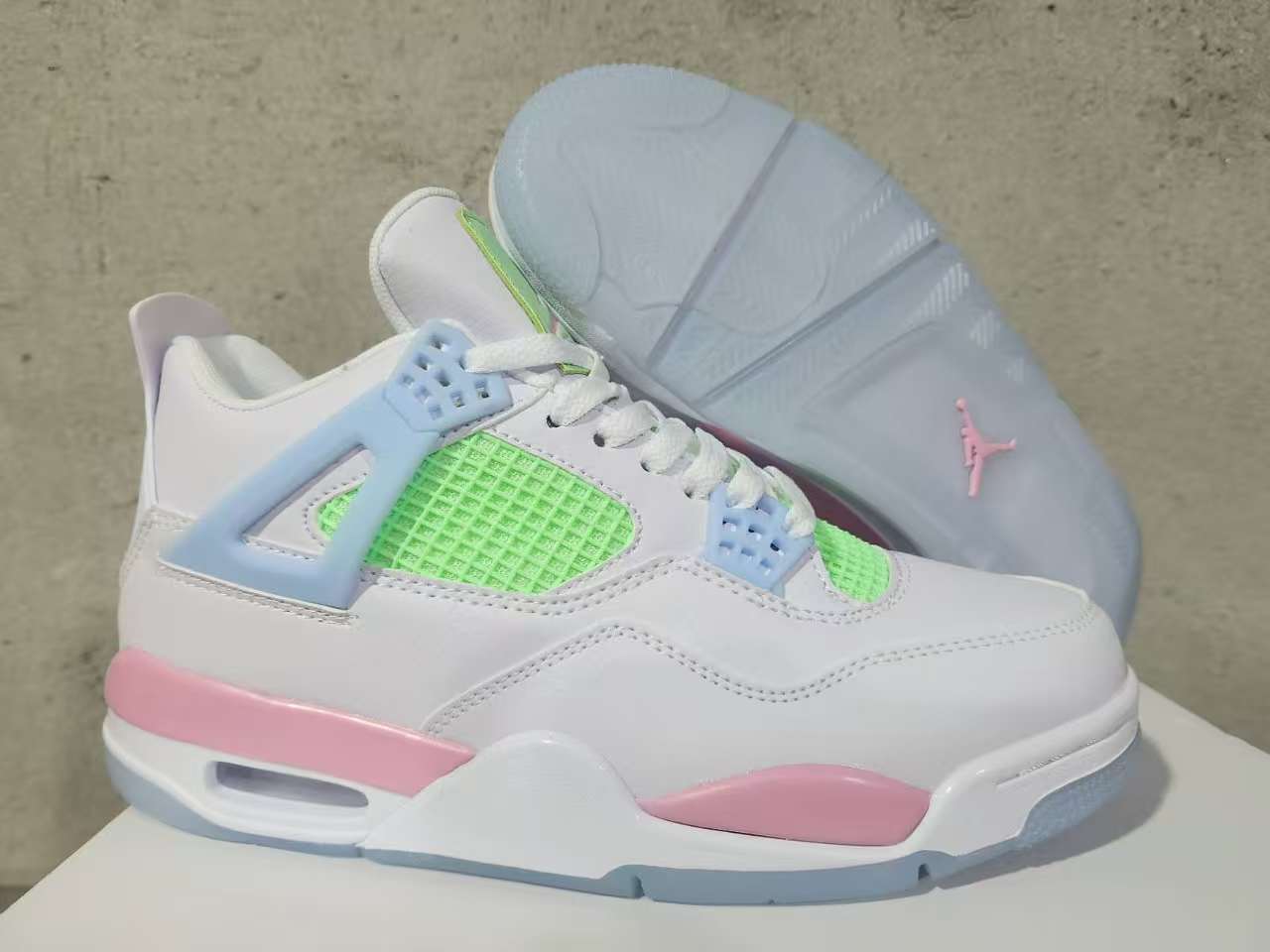 Men's Hot Sale Running weapon Air Jordan 4 White Shoes 0272