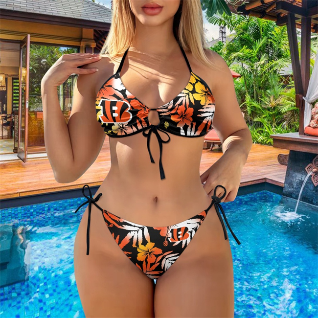 Women's Cincinnati Bengals Bikini Sets Swimwear Swimsuits 004(Pls search BIKINI SIZE for details)