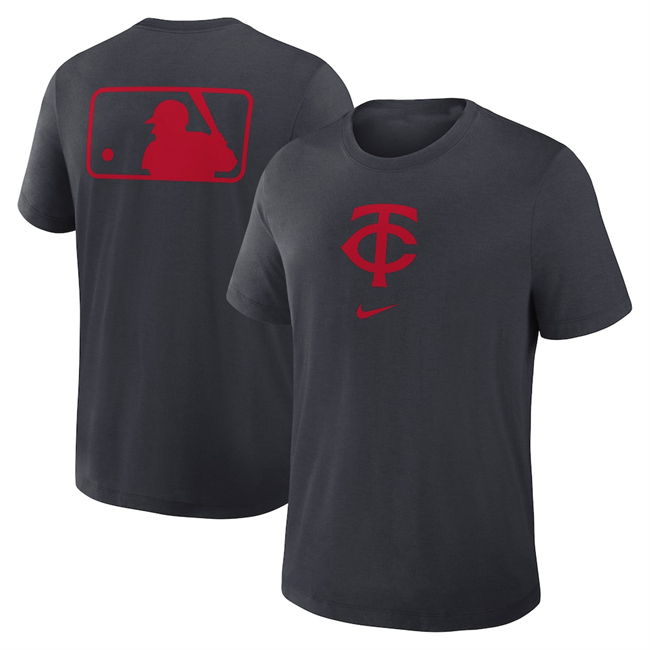 Men's Minnesota Twins Black Early Work Tri-Blend Dri-FIT T-Shirt